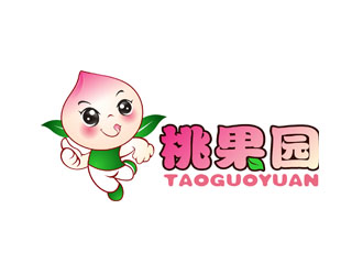 桃果园 卡通设计