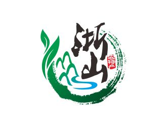 农特产山水元素
