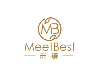 英文线条-米瓣女装商标设计