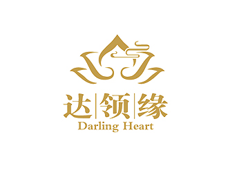 达领缘(英文:Darling Heart)茶叶商标设计