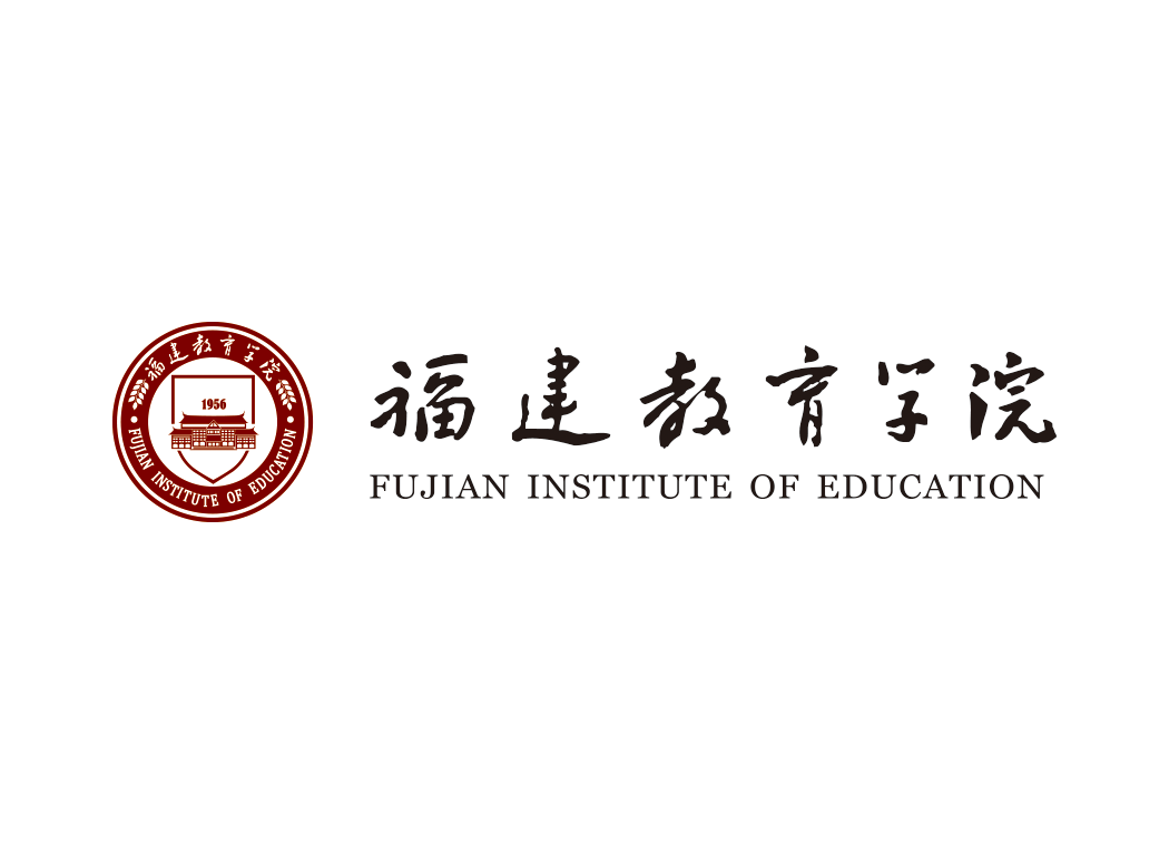 福建教育学院校徽标志矢量图