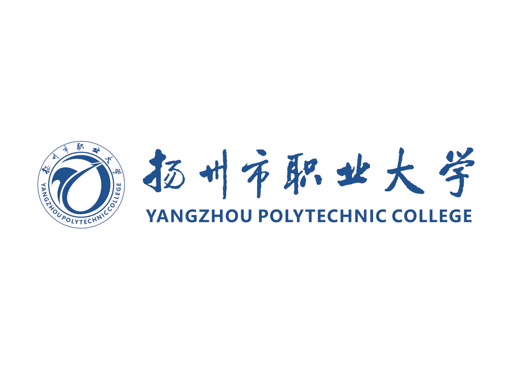 扬州市职业大学校徽标志矢量图