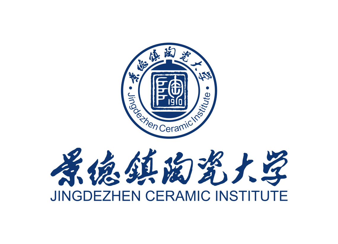 景德镇陶瓷大学校徽标志矢量图