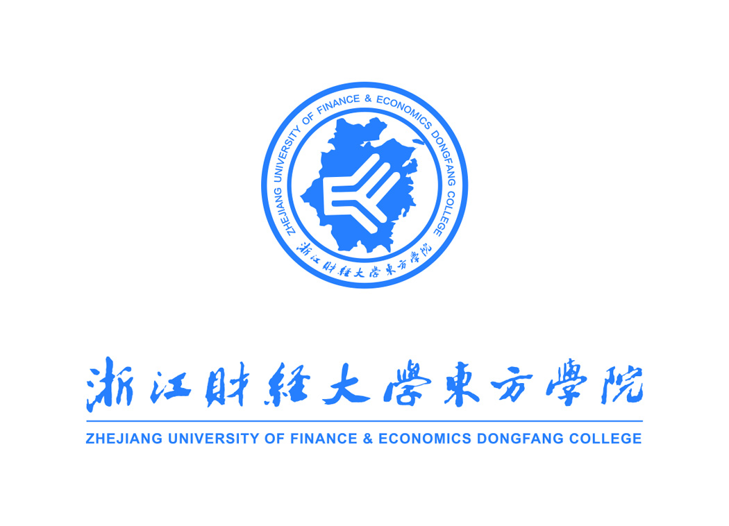 浙江财经大学东方学院校徽标志矢量图