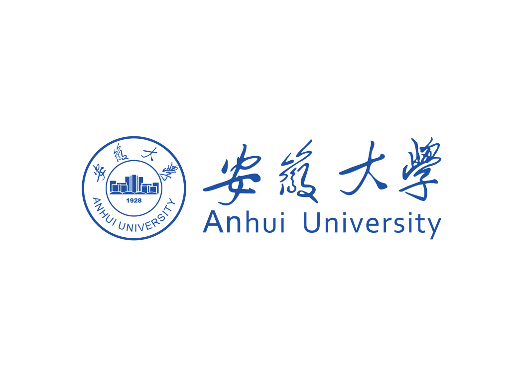 大学校徽系列:安徽大学标志矢量图