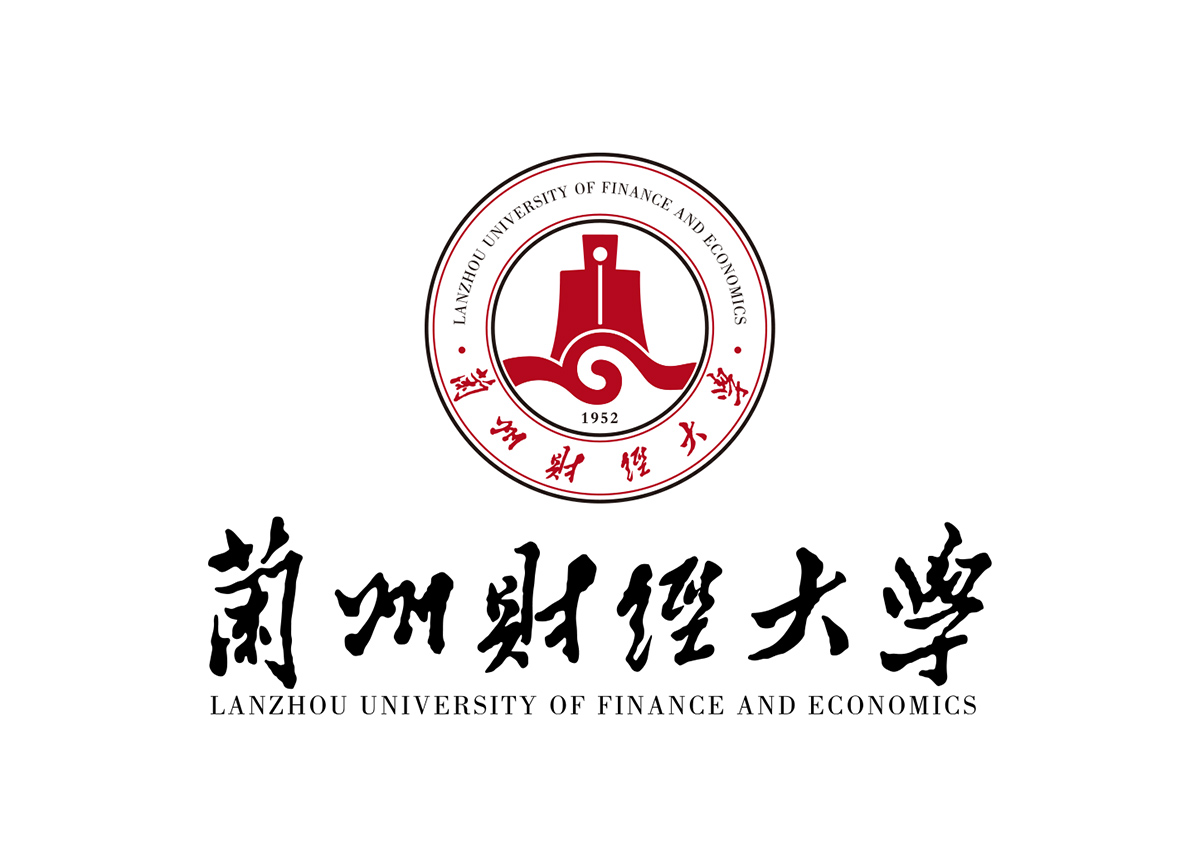 大学校徽系列:兰州财经大学标志矢量图