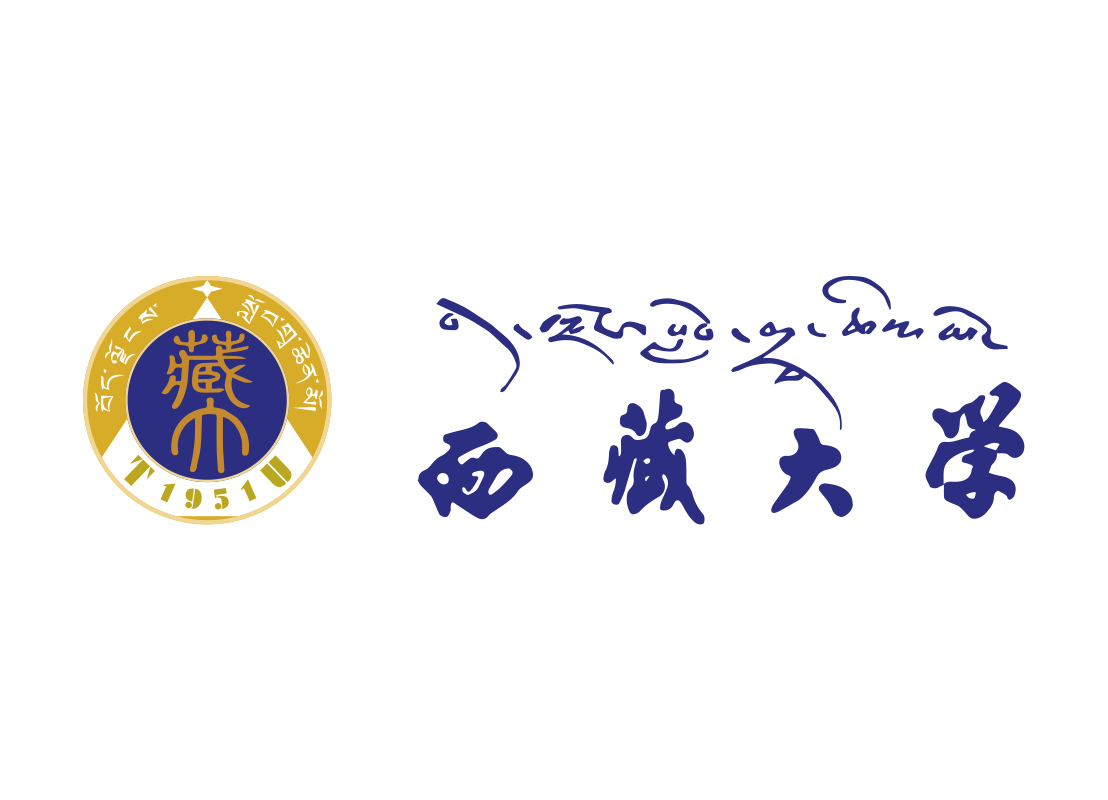 大学校徽系列:西藏大学标志矢量图