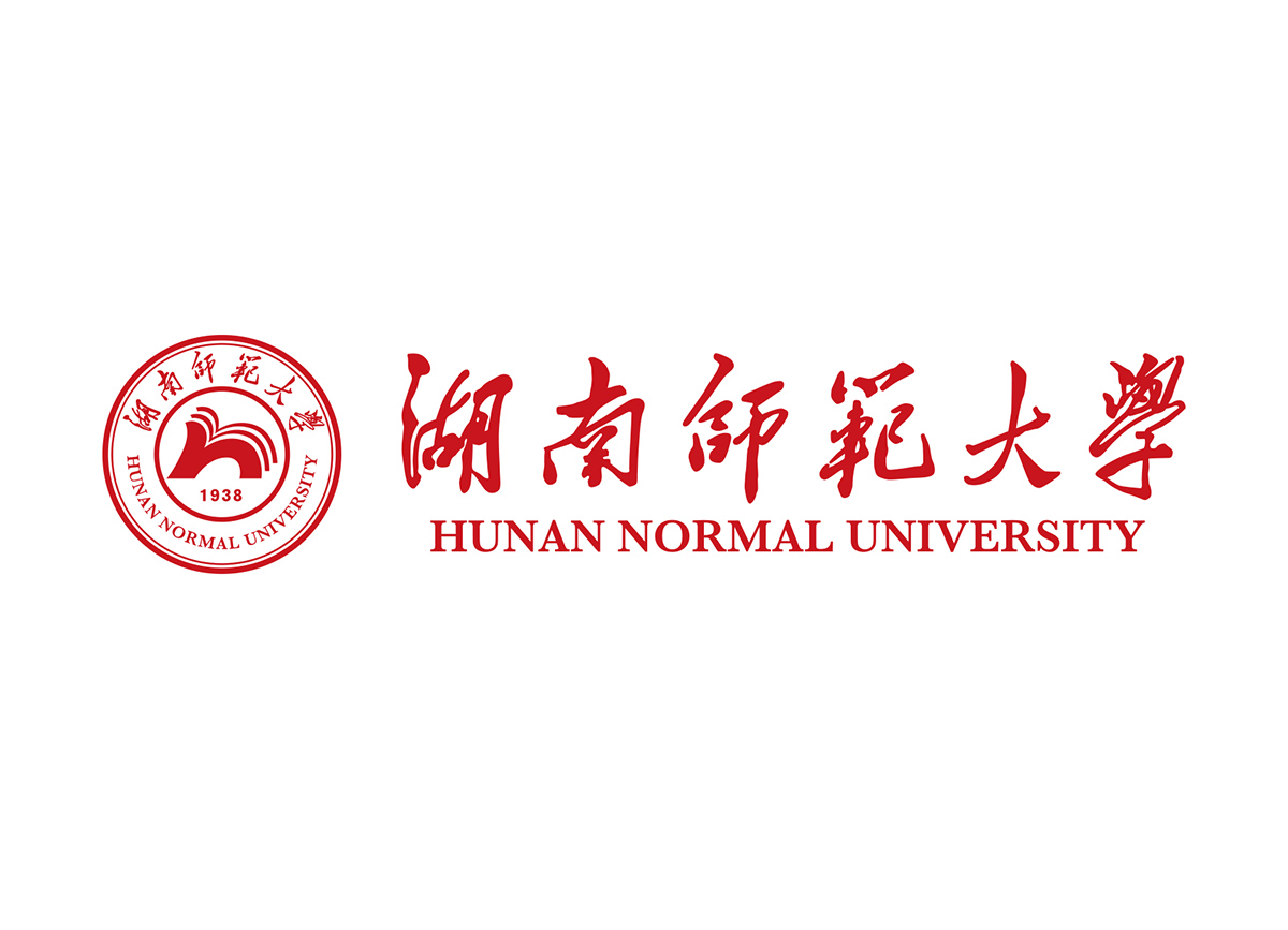 大学校徽系列:湖南师范大学标志矢量图