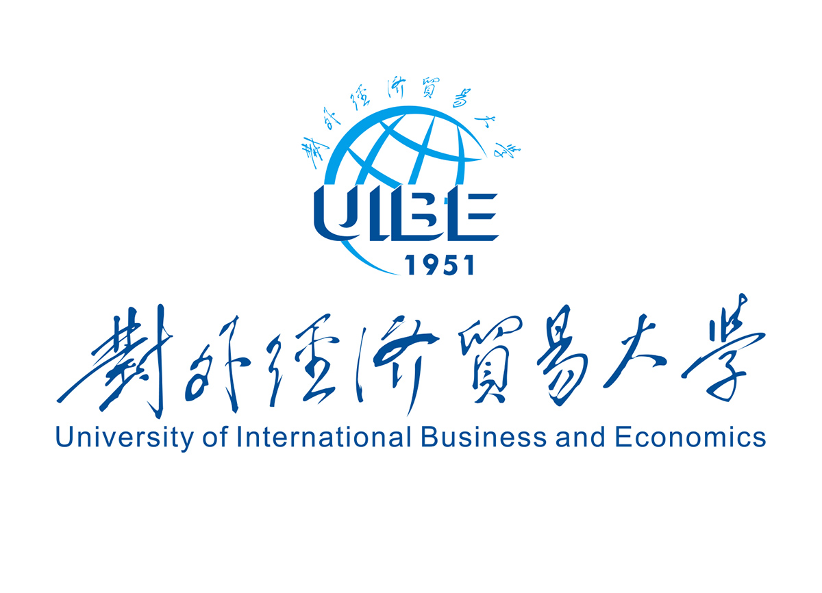 大学校徽系列:对外经济贸易大学标志矢量图
