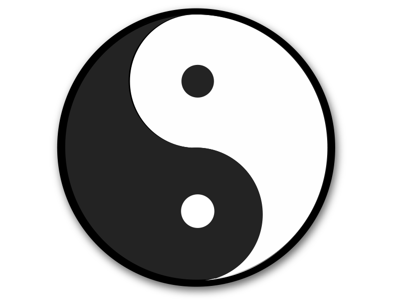 太极图矢量素材
