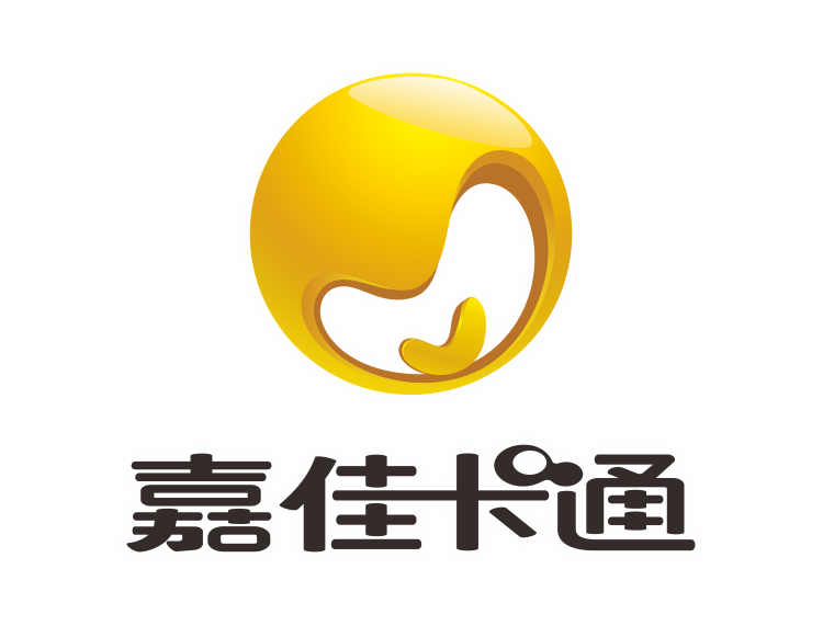 嘉佳卡通台标logo矢量图