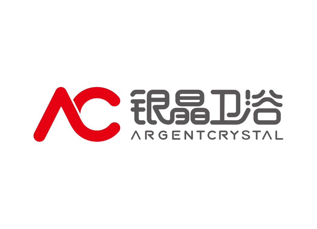银晶卫浴logo标志矢量图