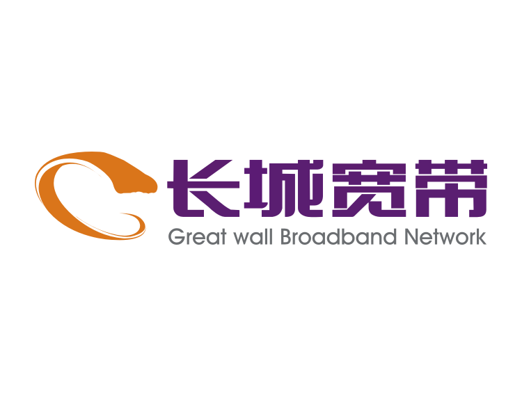 长城宽带logo标志矢量图