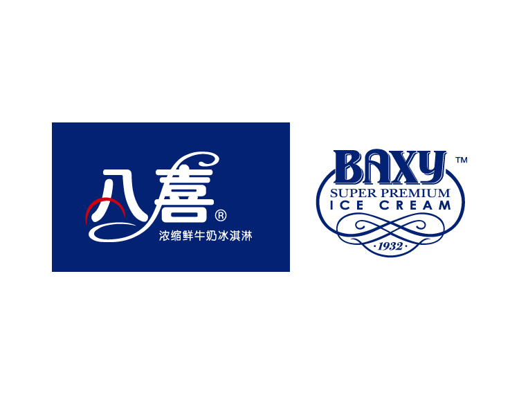 八喜冰淇淋logo标志矢量图
