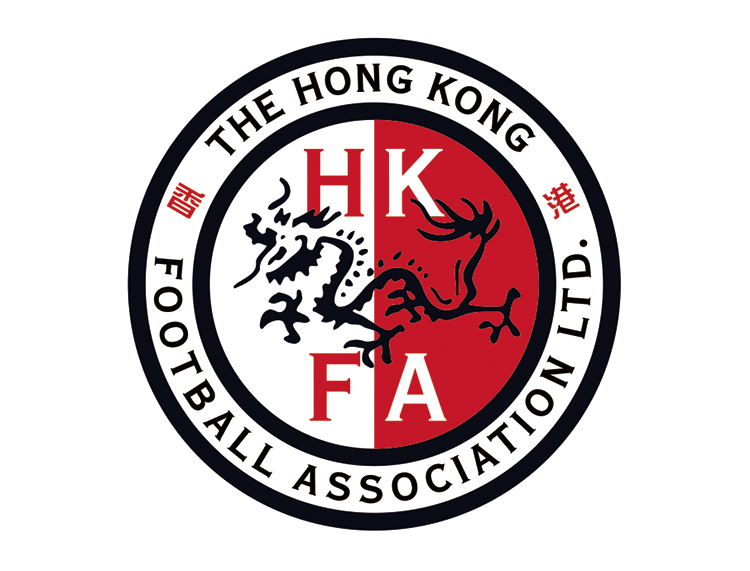 香港足球队队徽标志矢量图