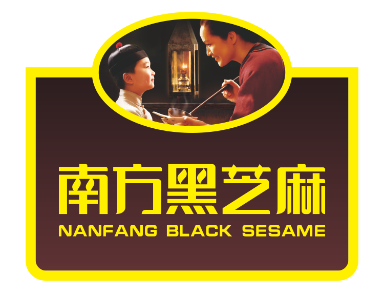 南方黑芝麻标志矢量图