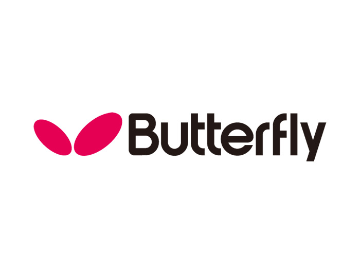 乒乓品牌蝴蝶Butterfly标志矢量图