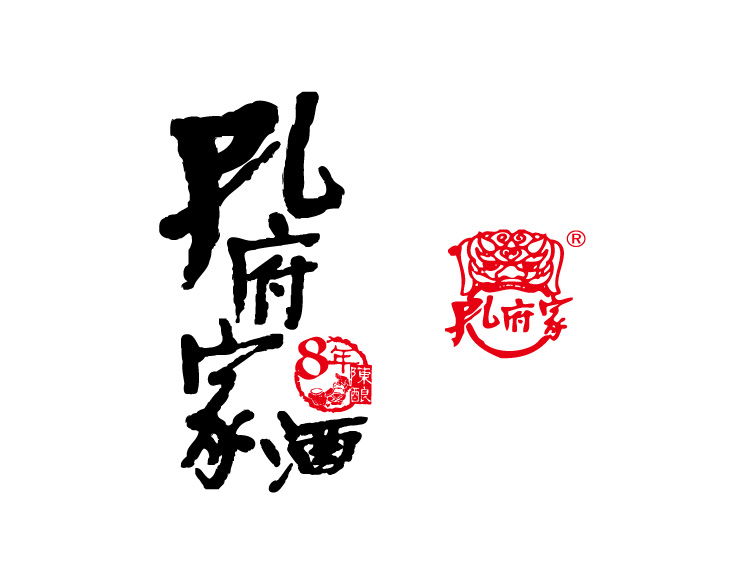 孔府家酒标志矢量图