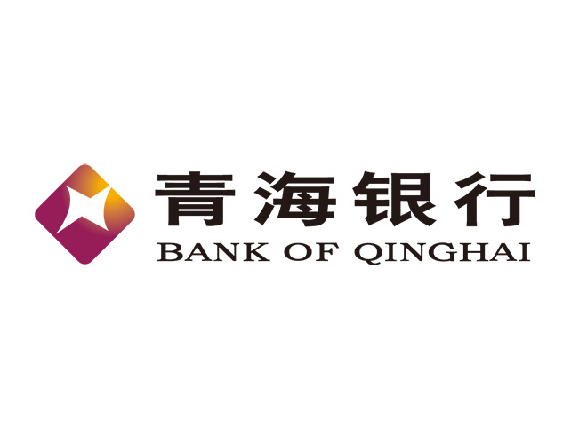 青海银行标志矢量图