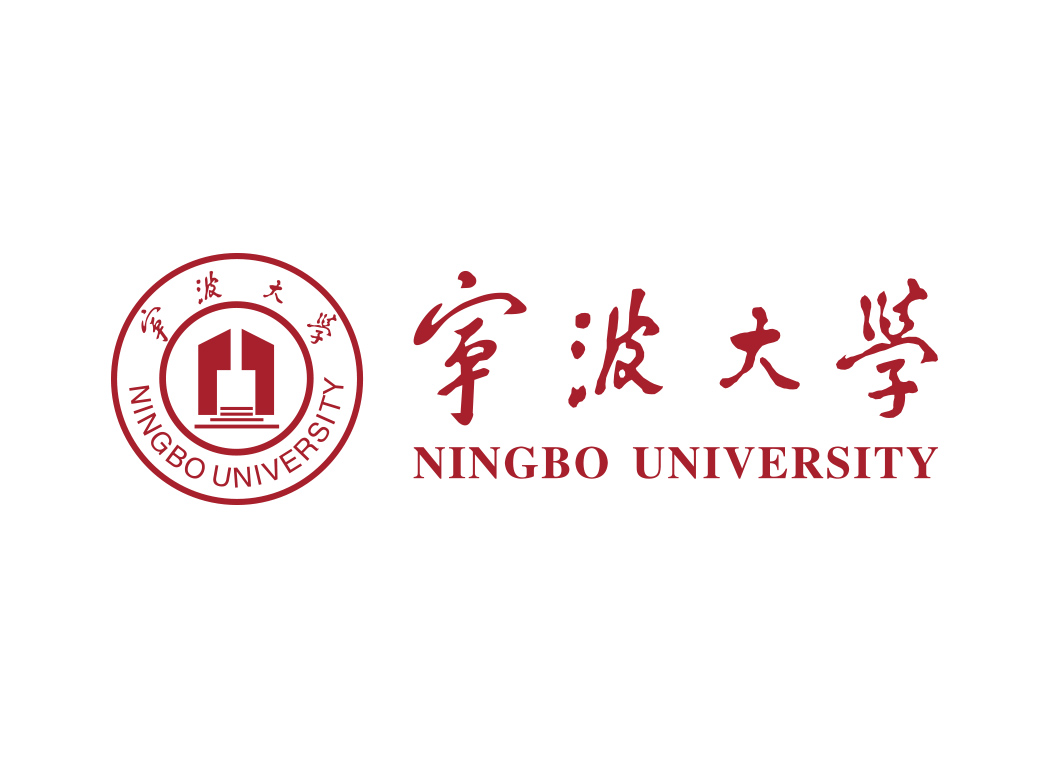 宁波大学校徽标志矢量图