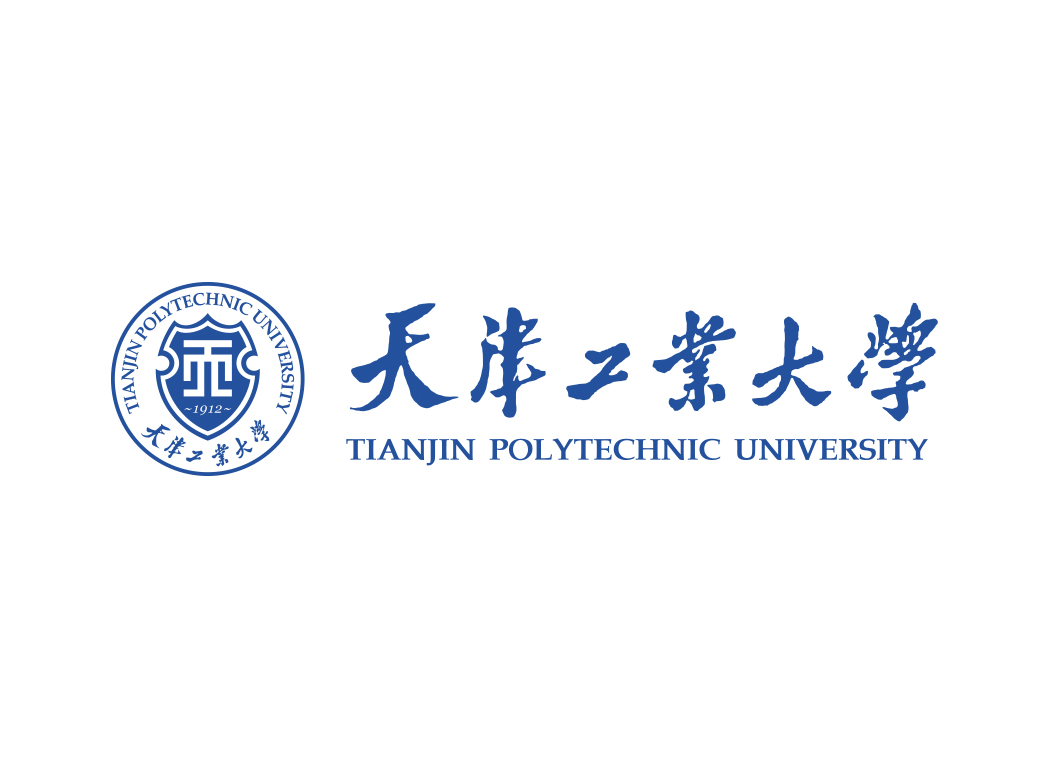 天津工业大学校徽标志矢量图