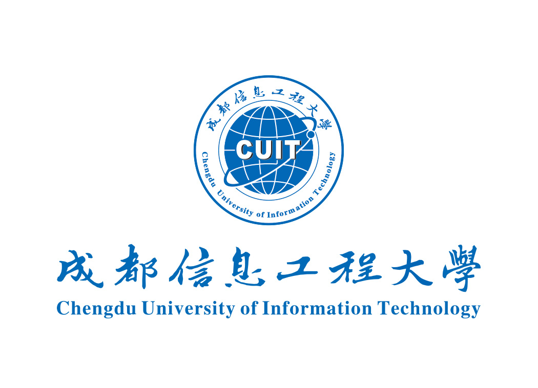 成都信息工程大学校徽标志矢量图