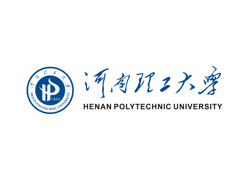 河南理工大学校徽标志矢量图