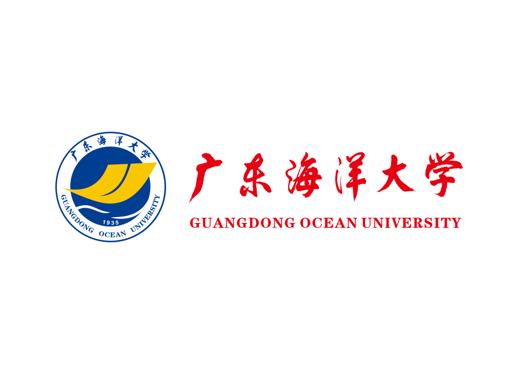 广东海洋大学校徽标志矢量图
