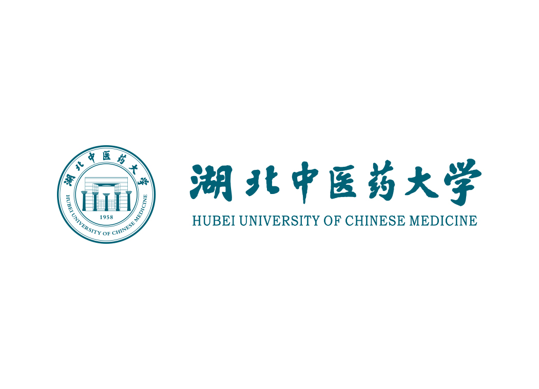湖北中医药大学校徽标志矢量图