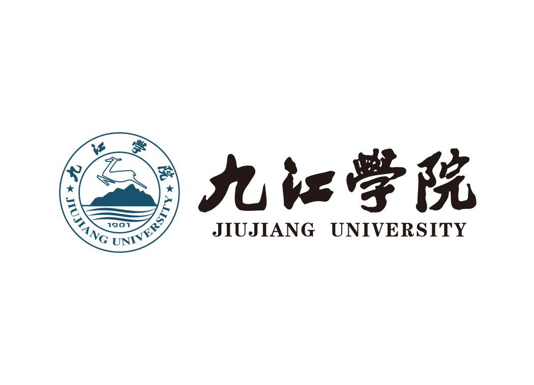 九江学院校徽标志矢量图