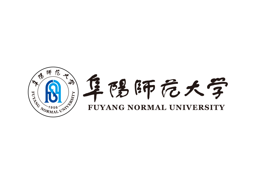 阜阳师范大学校徽标志矢量图