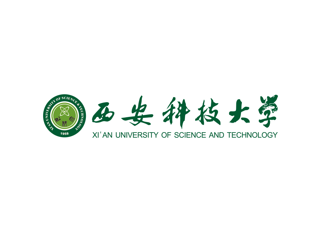 西安科技大学校徽标志矢量图