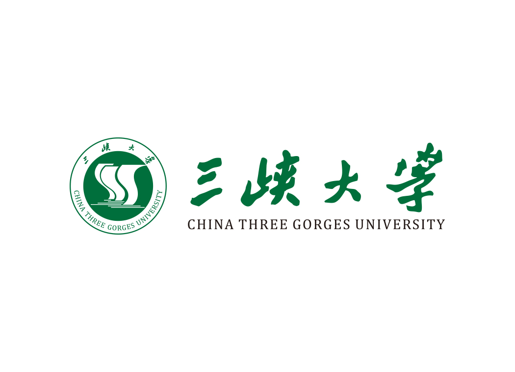三峡大学校徽标志矢量图