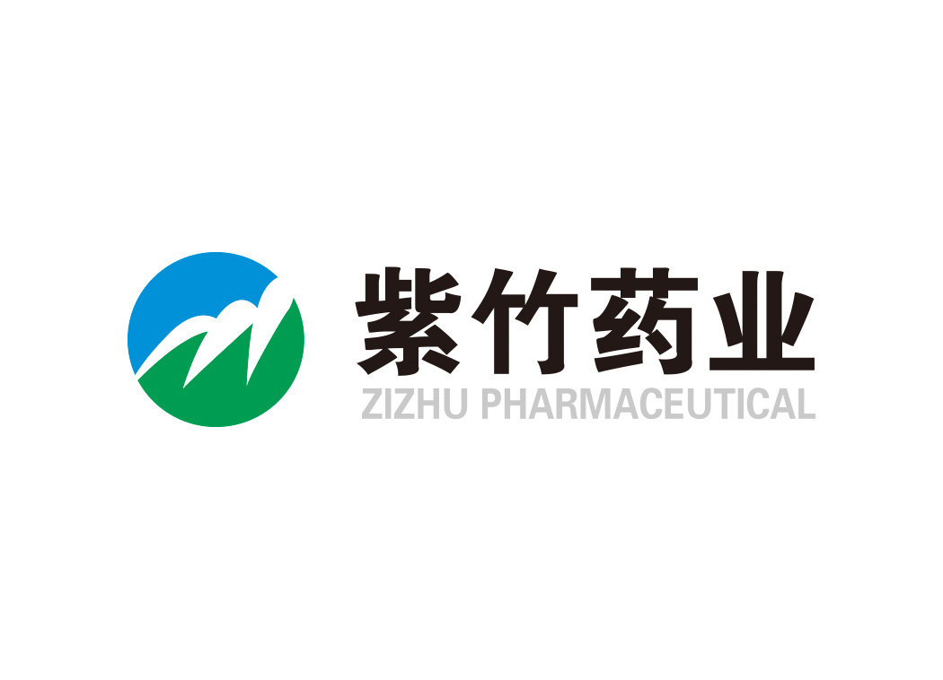 紫竹药业logo标志矢量图