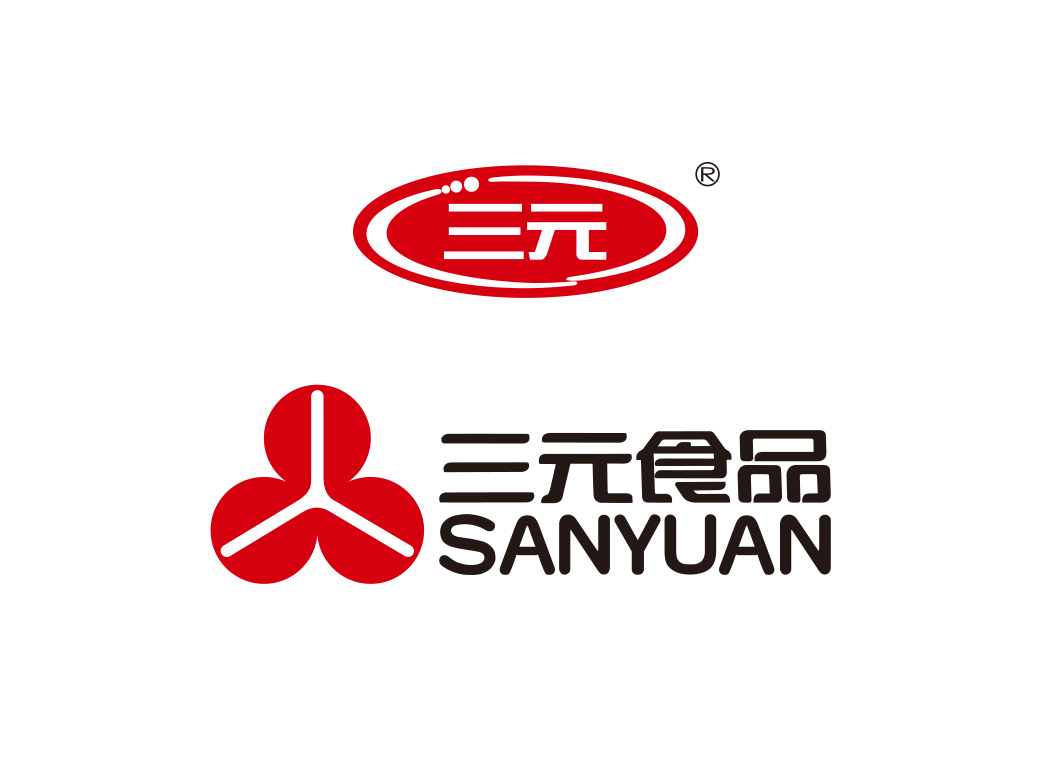 三元食品logo标志矢量图