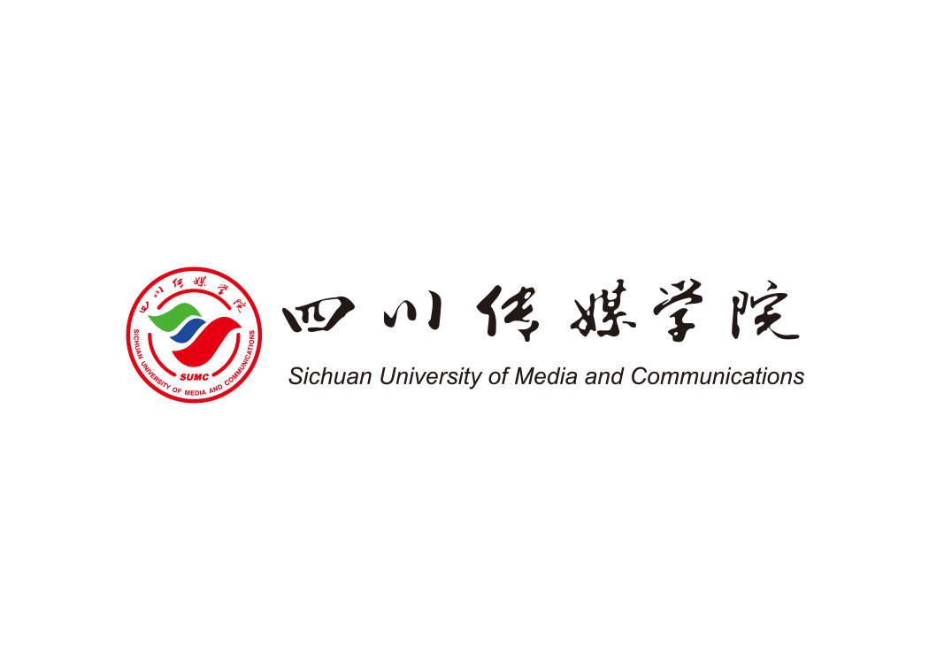 四川传媒学院标志矢量图