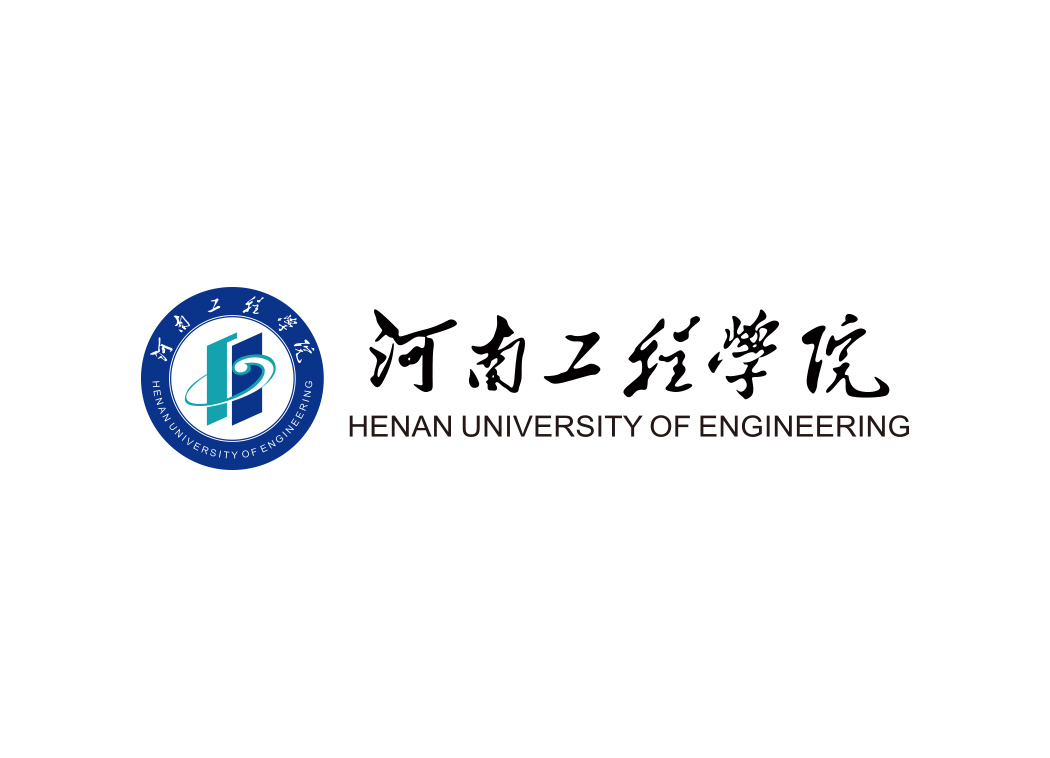 河南工程学院校徽标志矢量图